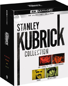 Stanley Kubrick 4K Collection | 2001: A Space Odyssey / A Clockwork Orange / The Shining / Full Metal Jacket  |   Blu-Ray